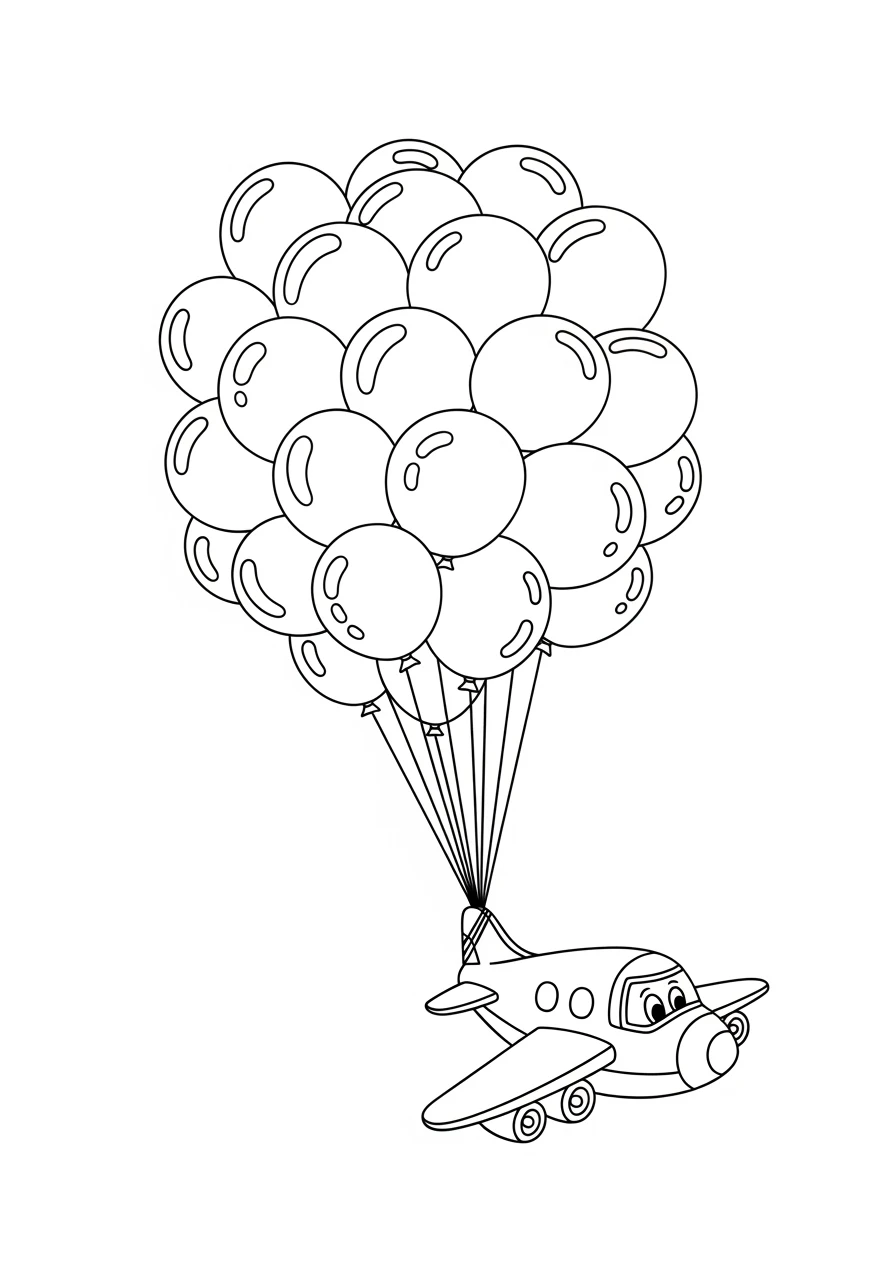 Petit avion dans les nuages