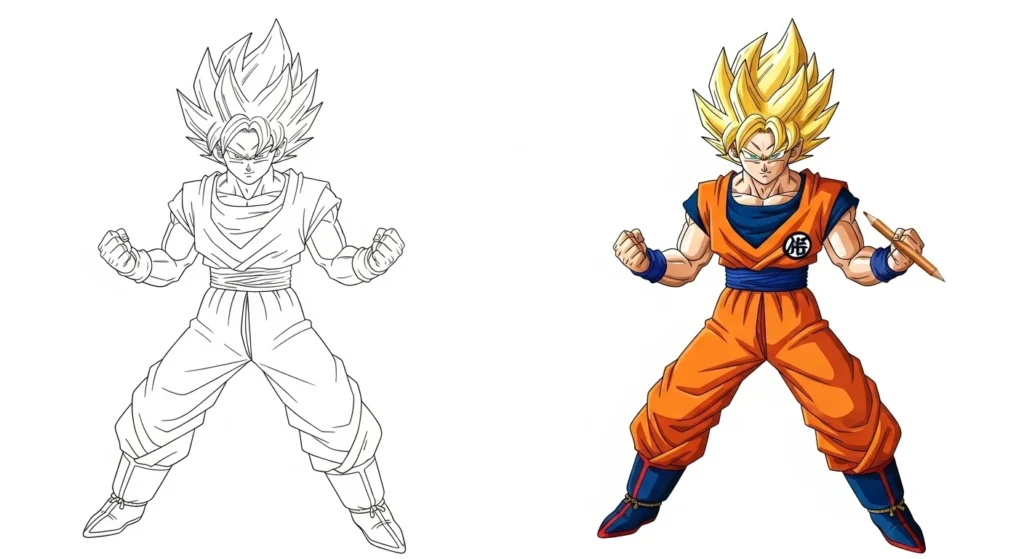 Coloriage Dragon Ball Z Coloriage