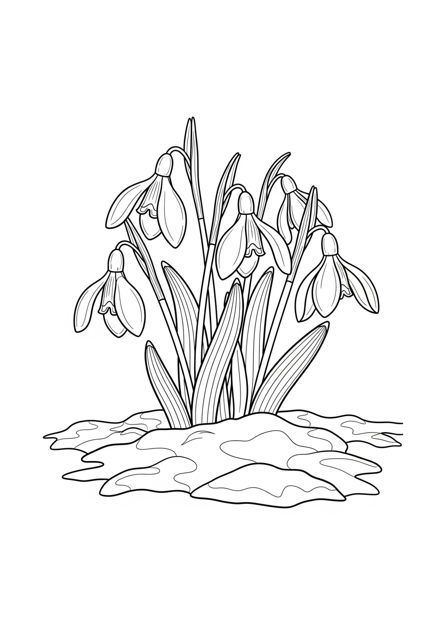 Perce-neige sous la neige