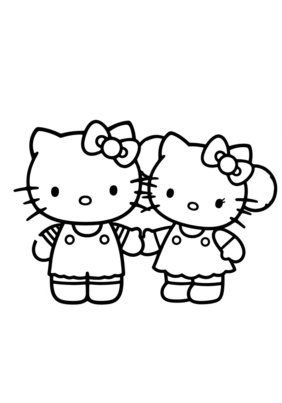 Hello Kitty et Mimmy