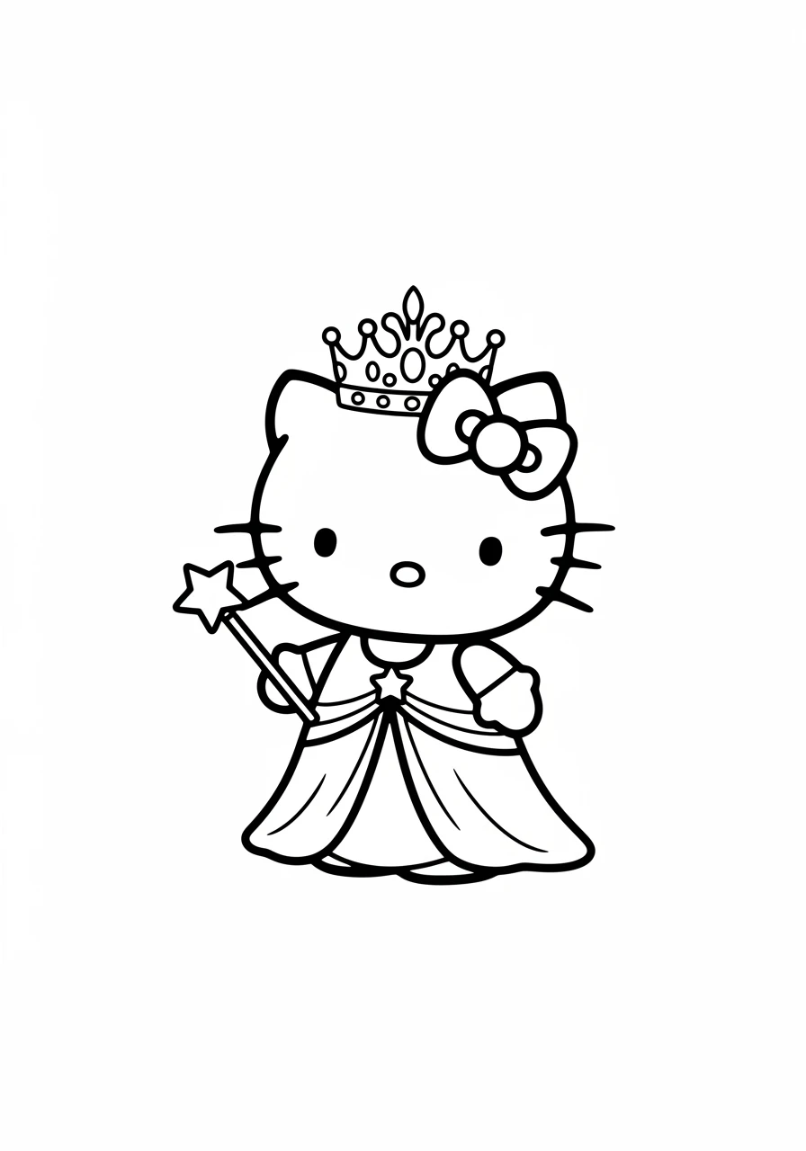Hello Kitty princesse magique