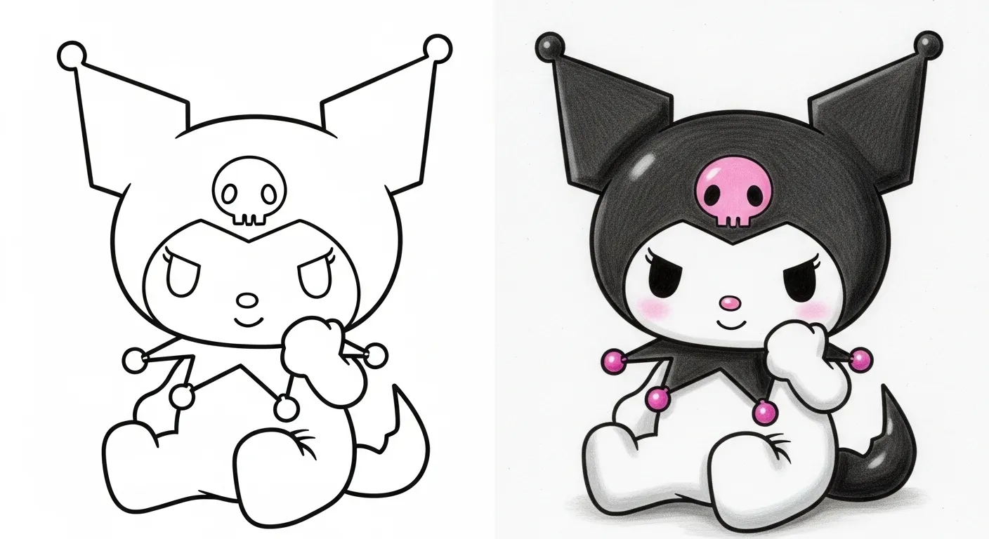 Image à la une de Coloriage Kuromi