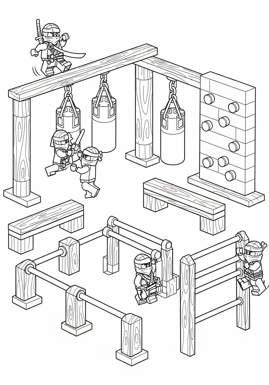 Entraînement ninja Lego Ninjago