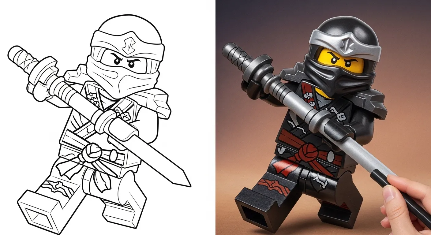 Image à la une de Coloriage Ninjago