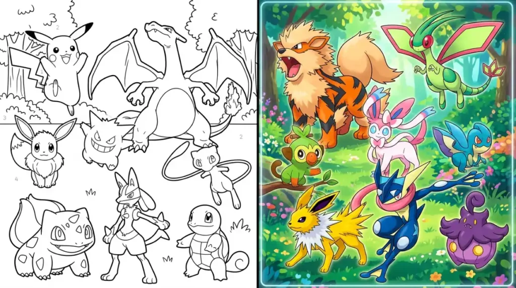 Coloriage Pokemon Coloriage