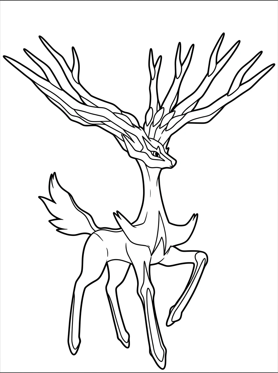 Xerneas aux bois majestueux