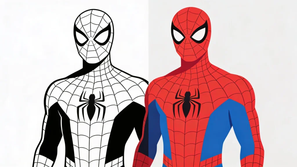 Coloriage Spiderman Coloriage