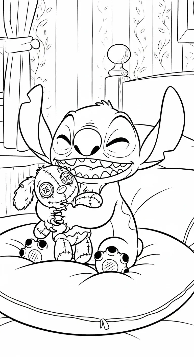 Stitch sur sa planche