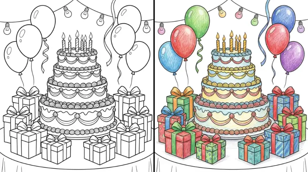Coloriage Anniversaire Coloriage