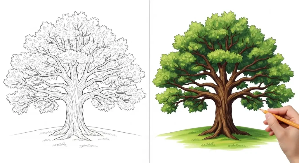 Coloriage Arbre Coloriage