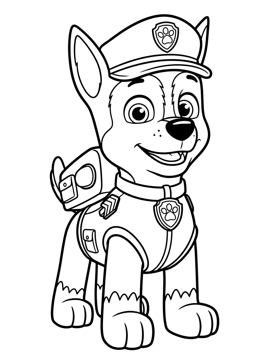 Chase, le chiot policier