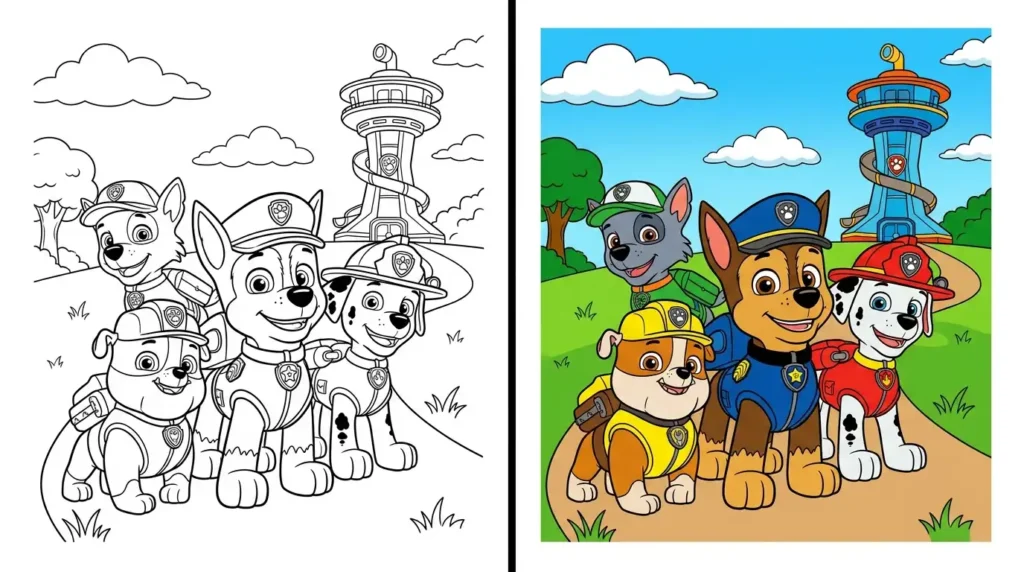 Coloriage Pat Patrouille Coloriage
