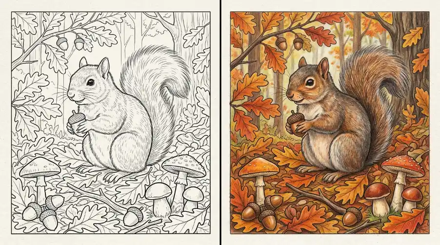 Coloriage Automne Coloriage