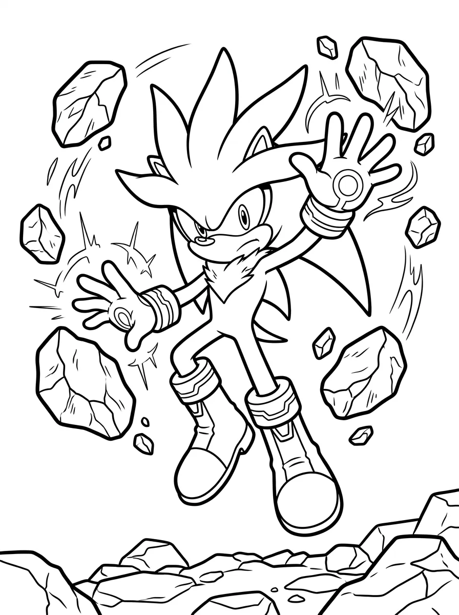 Silver le Hérisson de Sonic