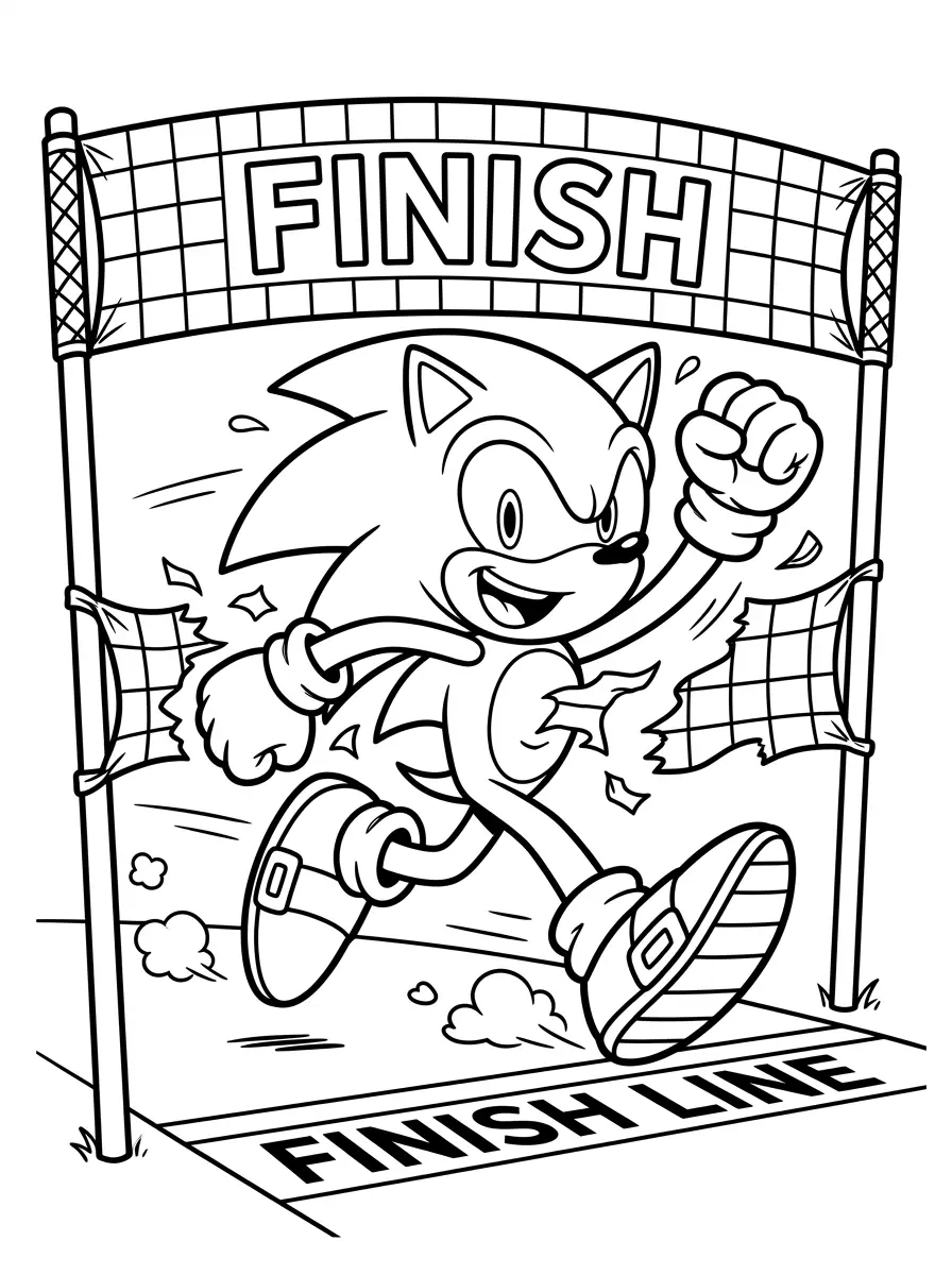 Sonic franchit l'arrivée