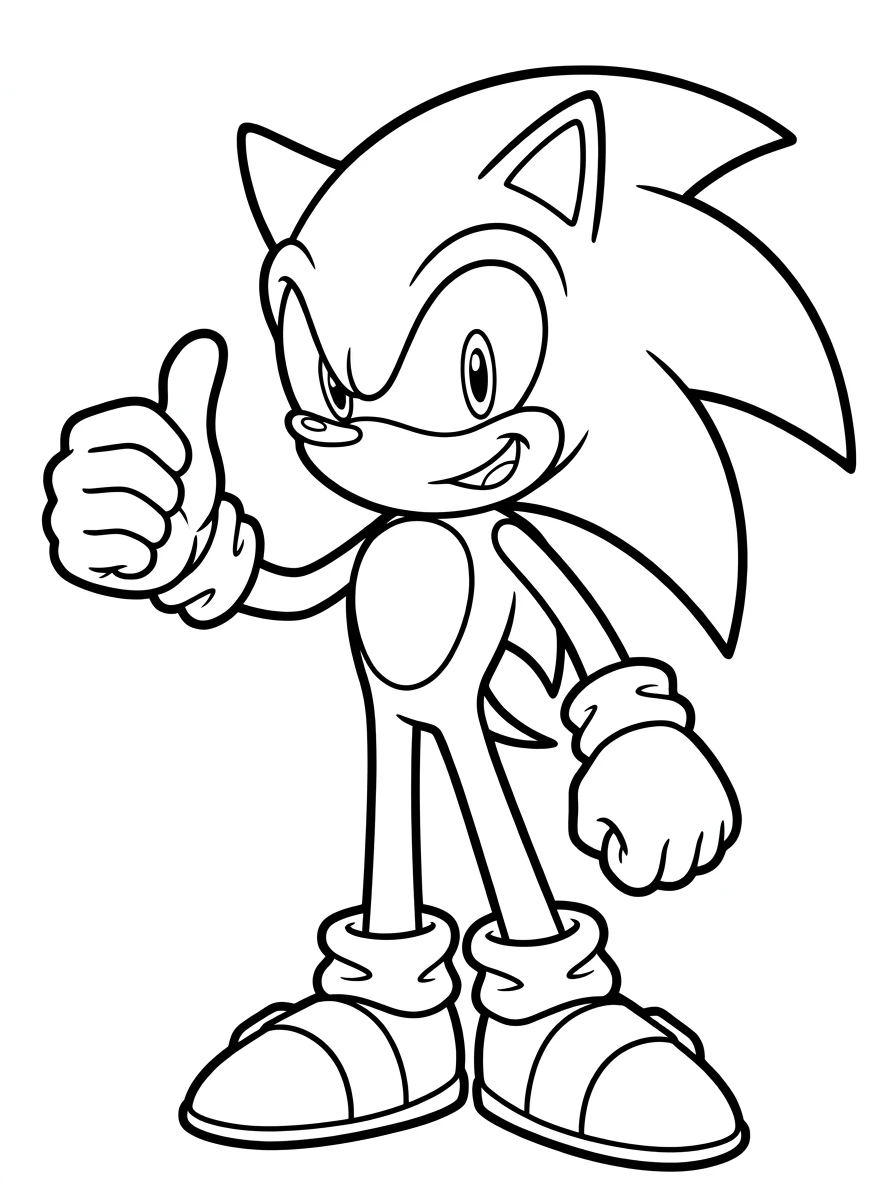 Sonic lève le pouce