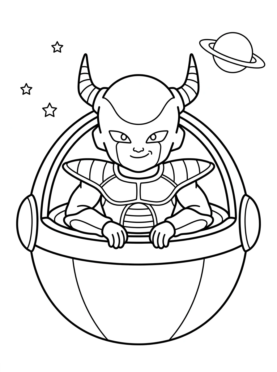 Freezer dans sa capsule spatiale