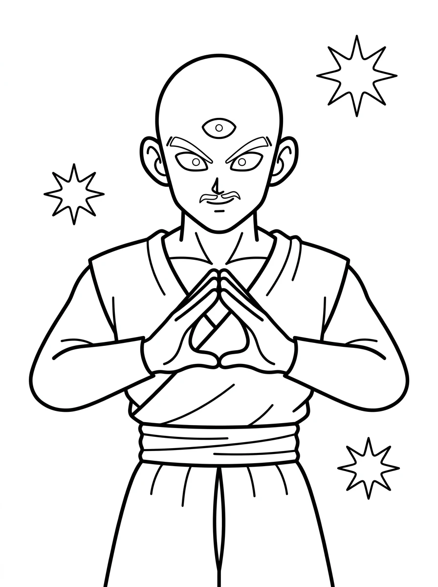 Tien Shinhan de Dragon Ball