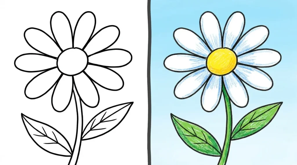 coloriage fleurs Coloriage