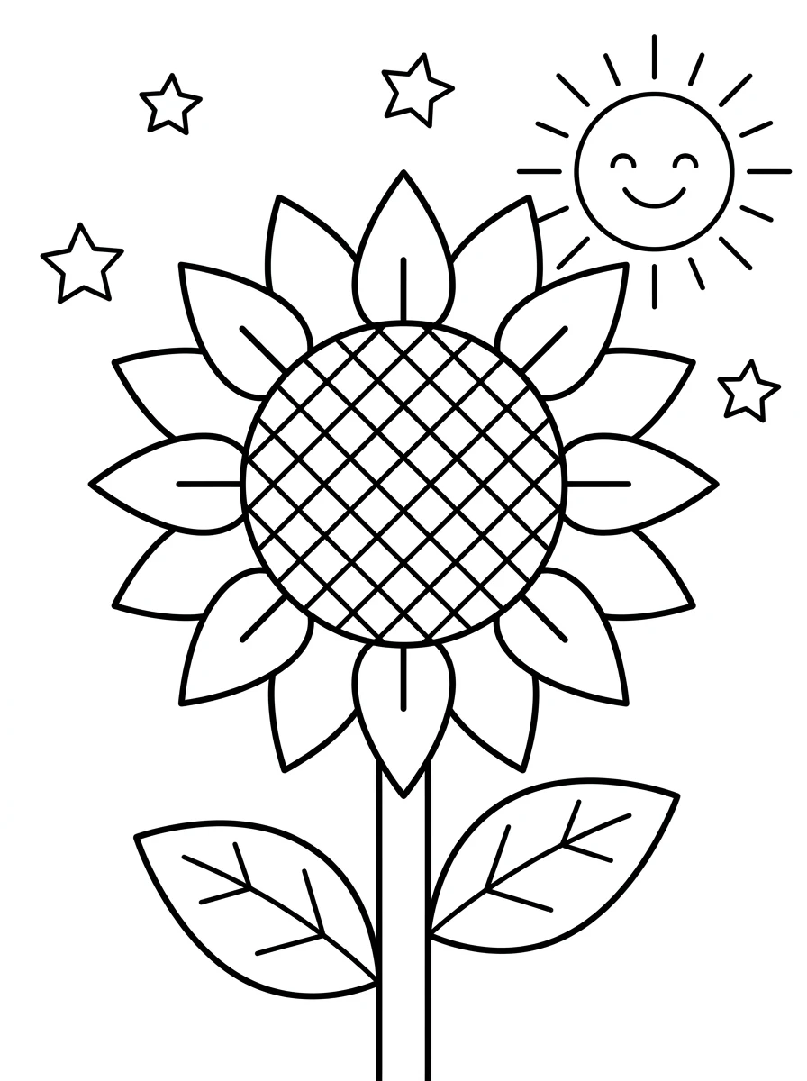 Grand tournesol sous le soleil