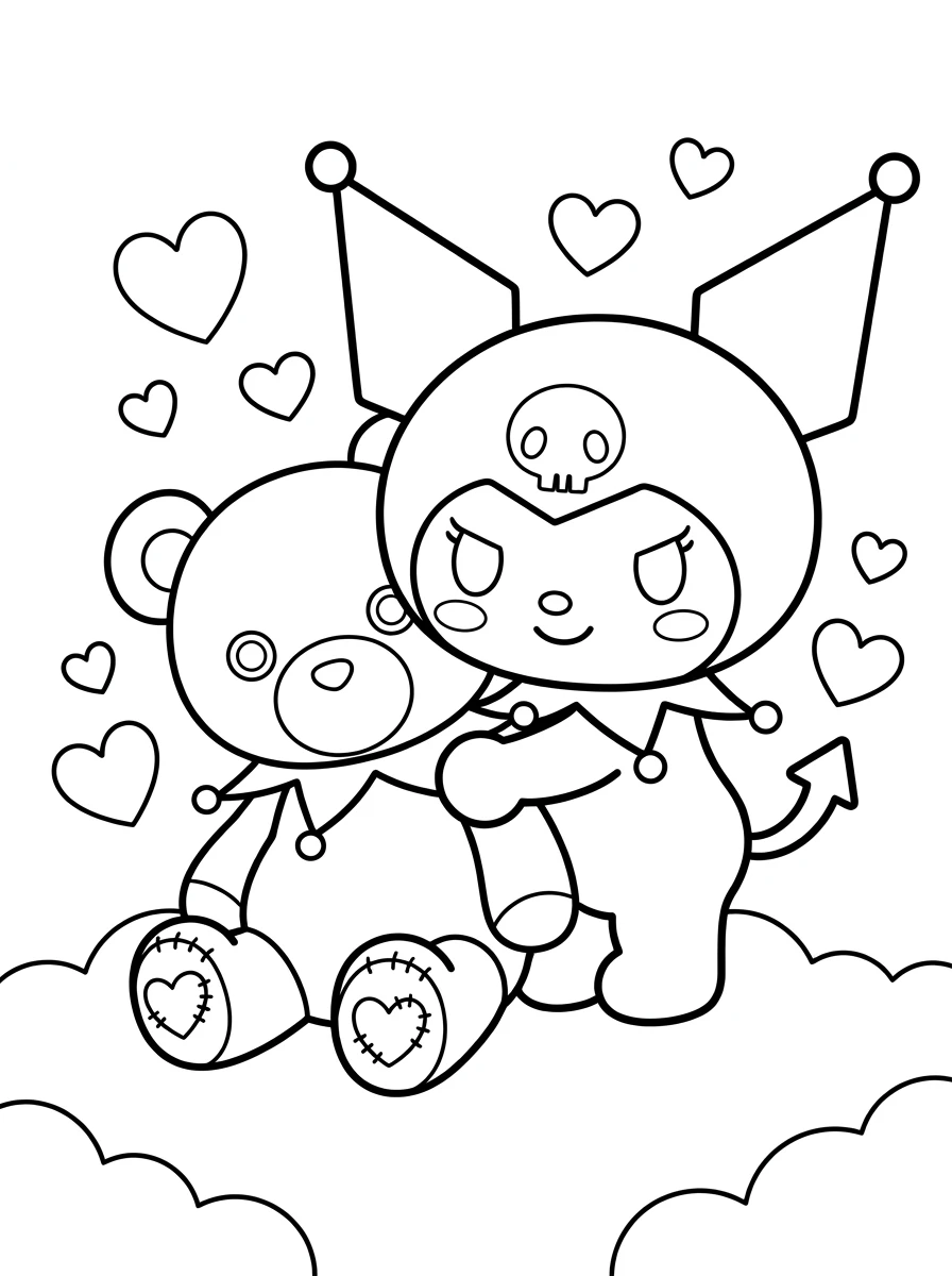 Kuromi câline un ours géant