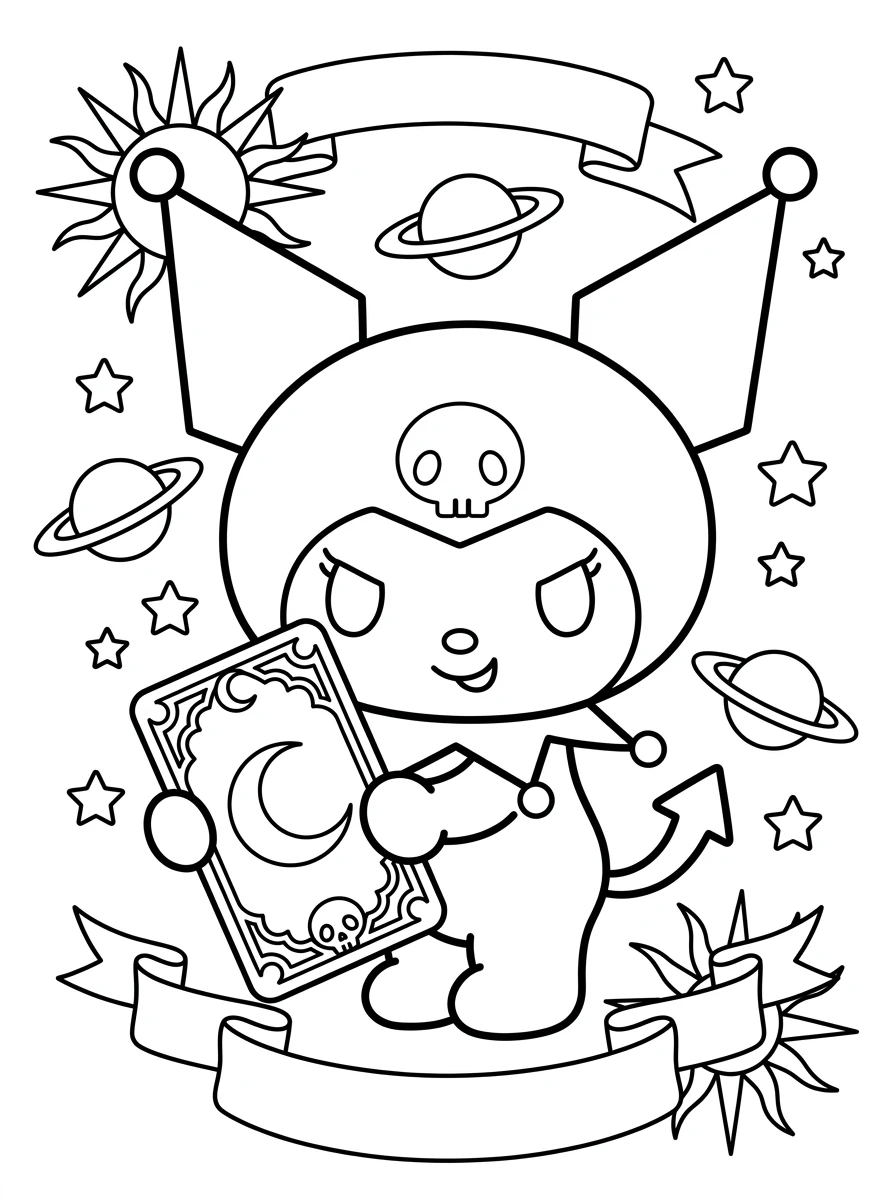 Kuromi et sa carte magique