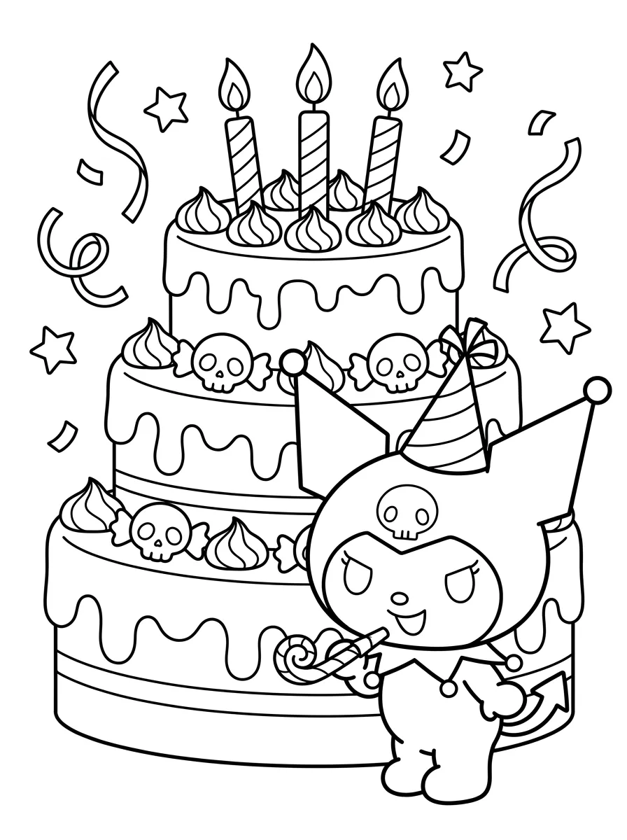 Kuromi fête son anniversaire