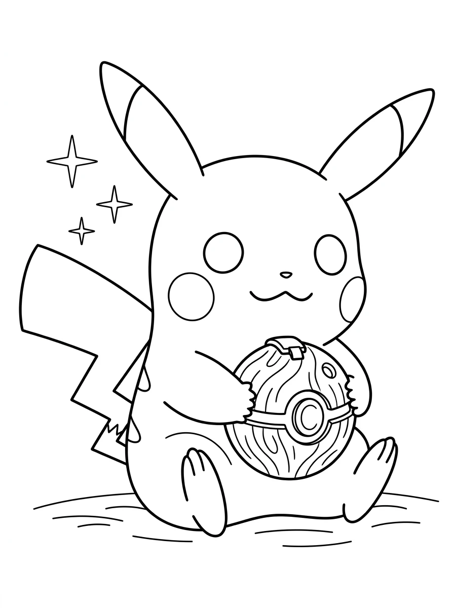 Pikachu et la Pokéball antique